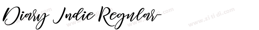 Diary Indie Regular字体转换